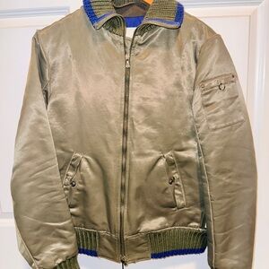 Green Diesel Industry Men’s Bomber Jacket – Size Medium | M – Made in Italy